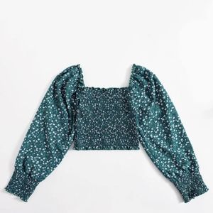 Pinto Top Crop Long Sleeve